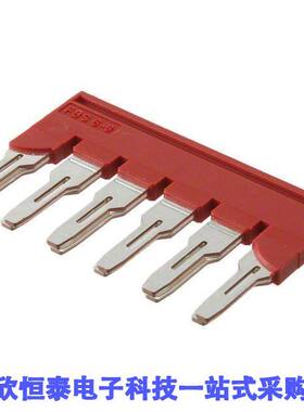 3032470连接器 《 JUMPER TERM BLK 6POS FLAT PIN    》