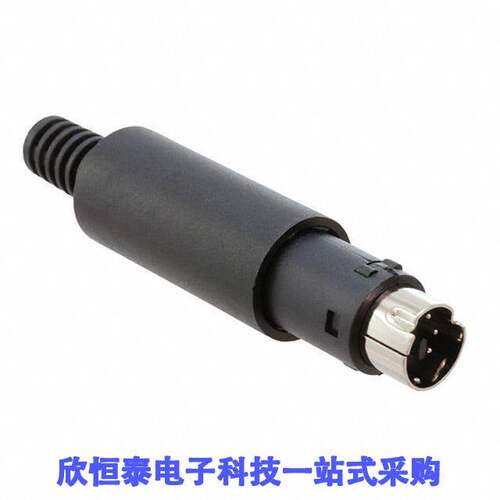 MDP-006连接器 《 CONN PLUG MALE MINI DIN 6PS SLVR    》