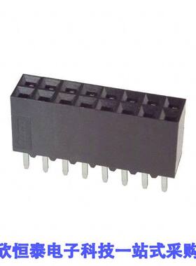 534236-8连接器 《 CONN RCPT 16POS 0.1 GOLD PCB    》
