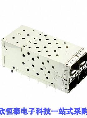 0760455001连接器 《 CONN SFP+ RCPT W/CAGE 2X2 80P RA    》