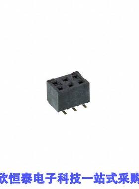 0791091002连接器 《 CONN RCPT 6POS 0.079 GOLD SMD    》
