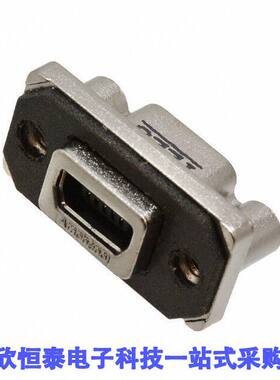 MUSBE15104连接器 《 CONN RCPT USB2.0 MINI AB PCB R/A    》