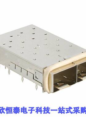 0747540210连接器 《 CONN SFP+ CAGE 1X2 PRESS-FIT R/A    》