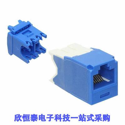 CJ6X88TGBU-24连接器 《 MINI-COM MODULE, CAT 6A, UTP, 8    》