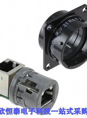 RJF21RAB连接器 《 CONN MOD COUPLER 8P8C TO 8P8C    》