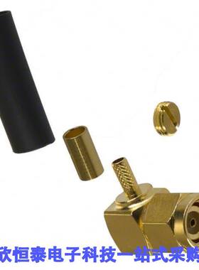 132123RP连接器 《 CONN RPSMA PLUG R/A 50OHM SOLDER    》