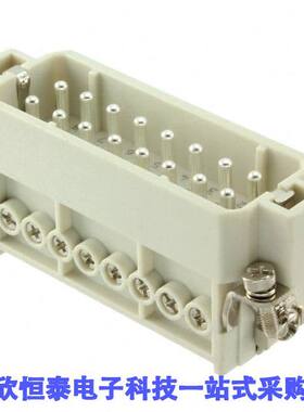 0936010147连接器 《 16P + PE MALE INSERT 16A 250V/UL    》