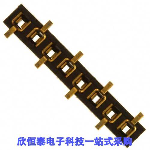 NPPN081BFLC-RC连接器 《 CONN HDR 8POS 0.079 GOLD SMD    》