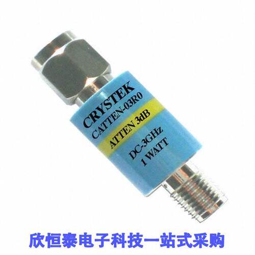 CATTEN-03R0射频 《 RF ATTENUATOR 3DB 50OHM SMA    》
