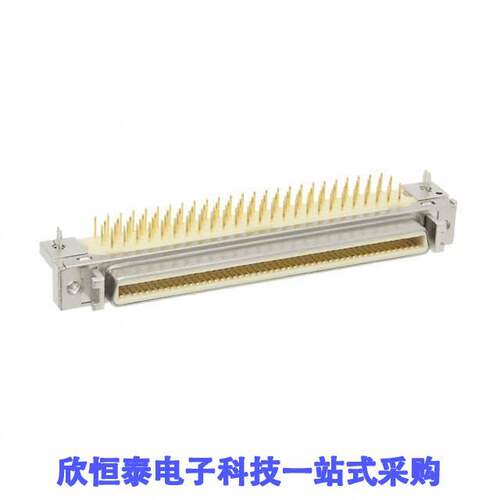 N102A0-52E2PC连接器 《 CONN RCPT 100POS R/A SOLDER    》