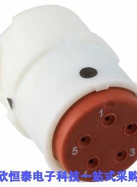 SJS860500连接器 《 CONN RCPT HSNG MALE 5POS INLINE    》