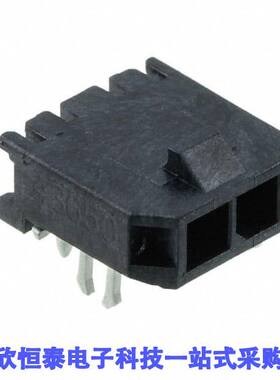 0436500204连接器 《 CONN HEADER R/A 2POS 3MM    》