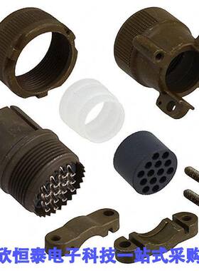 MS3106F20-27P连接器 《 CONN PLUG MALE 14POS SOLDER CUP    》