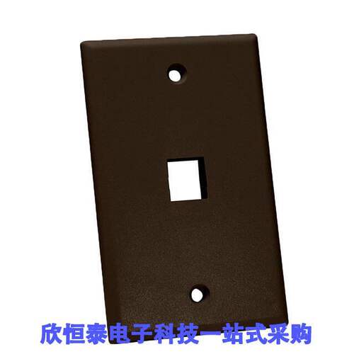 NFP-1013连接器 《 KEYSTONE WALL PLATE SINGLEGANG    》