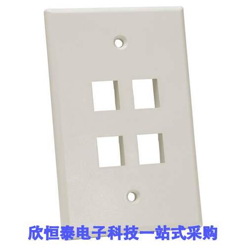 NFP-5042连接器 《 OVERSIZED KEYSTONE WALL PLATE SI    》