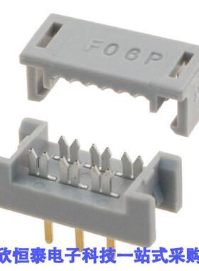 09181069622连接器 《 CONN DIP HDR IDC 6POS VERT    》