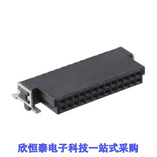 15250262601000连接器 《 CONN RCPT 26POS 0.05 SMD R/A    》