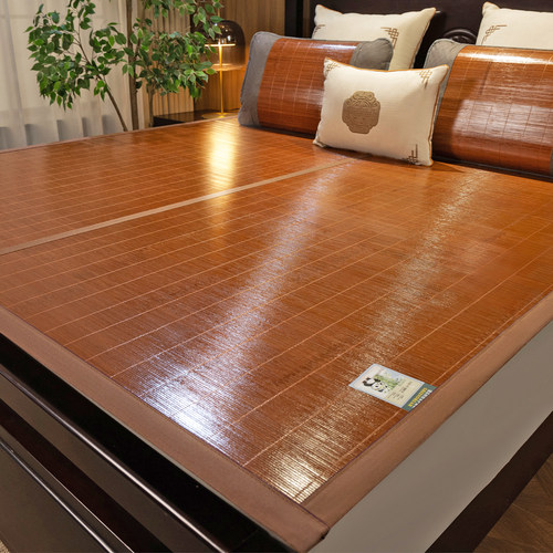 北竹夏季可折叠凉席竹席