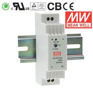 正品台湾DR-1524 [24V0.63A]导轨式开关电源DR-15 12V 1.25A