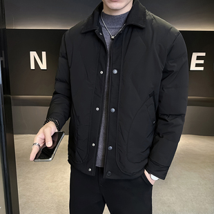 轻薄保暖羽绒服男士冬季2025新款今年流行爆款高级感冬装外套男款