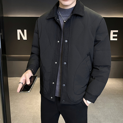 轻薄保暖羽绒服男士冬季2025新款今年流行爆款高级感冬装外套男款