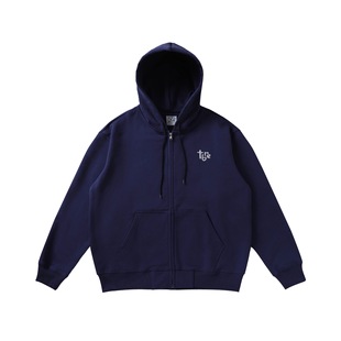 维纳斯」简笔画刺绣连帽卫衣直拉休闲拉链帽衫 TBRE ARTS「沉睡