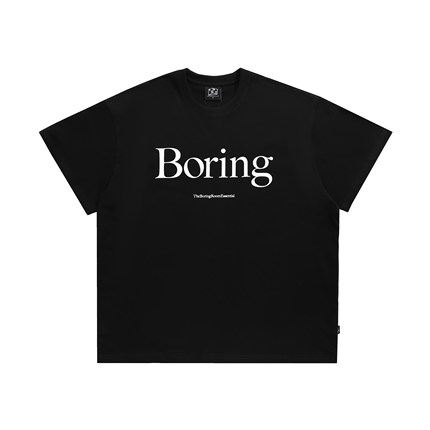 TBRE「Boring」双色全棉短袖T恤