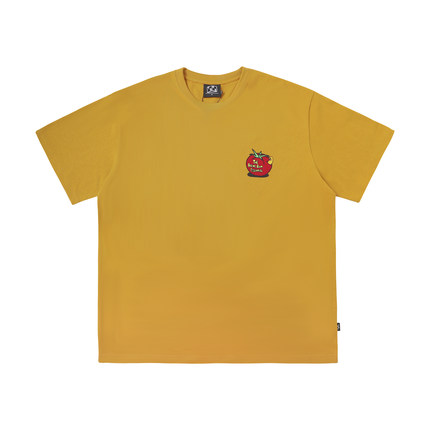 TBRE番茄罐头印花圆领短袖T恤