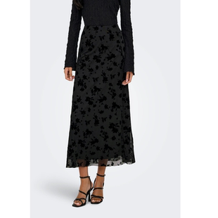 半身裙松紧腰仙气 26春夏新款 F3梦幻法式 植绒碎花蓬松网纱外单纯元