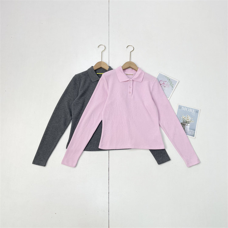 G2外单北欧单26春季新款女士翻领半门襟长袖衬衫套头纯色针织上衣,女装/女士精品,衬衫,淘宝优惠券,粉丝福利购,淘宝优惠卷