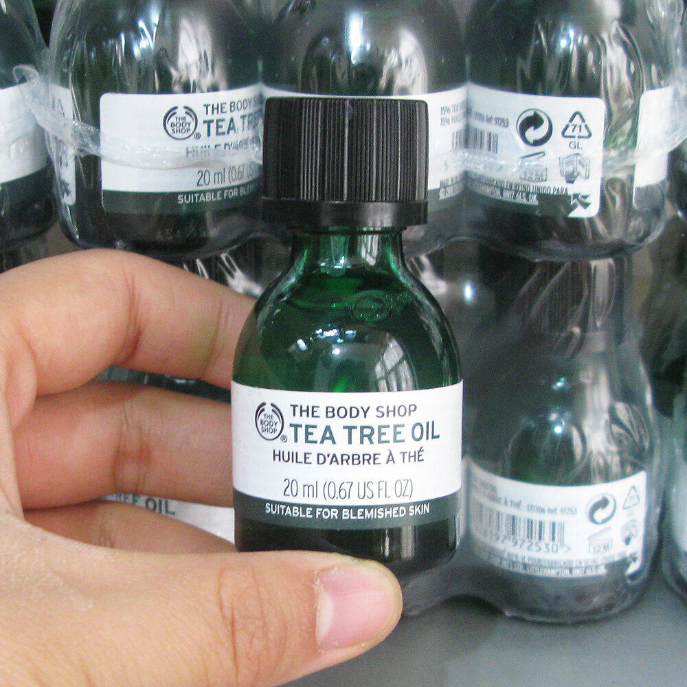 the body shop/美体小铺 茶树精油20ml净痘痘闭口粉刺痤疮淡痘印