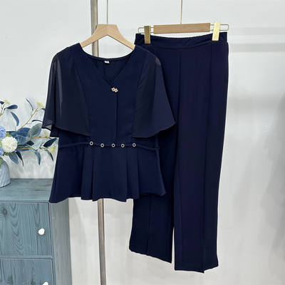 妈妈装禾美人夏装短袖中年女