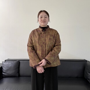 新中式妈妈冬装小棉袄贵夫人2025秋冬外套中老年女装棉服女款洋气