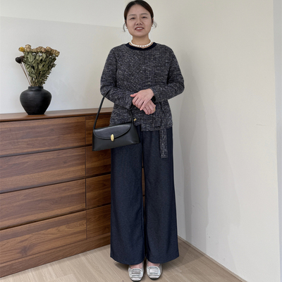 中老年女装毛衣休闲两件套