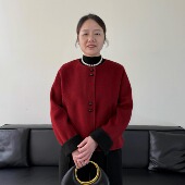 洋气中老年女装 中年妈妈秋冬装 毛呢外套2026新款 春秋针织上衣夹克