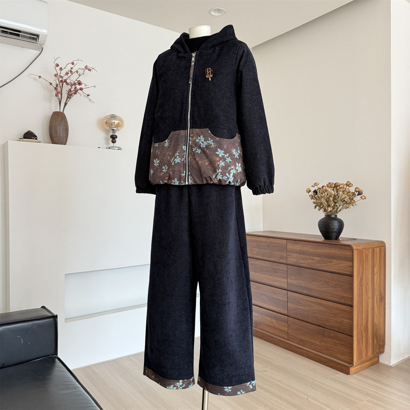 中年妈妈冬装棉服套装