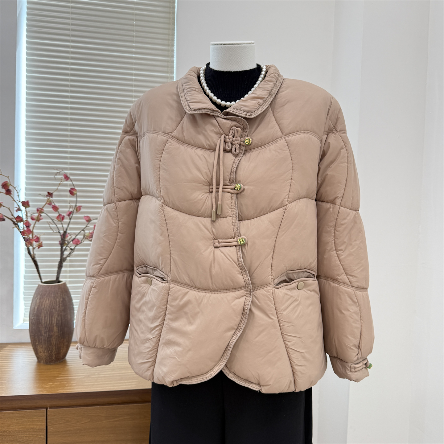 妈妈冬装羽绒棉服棉衣女