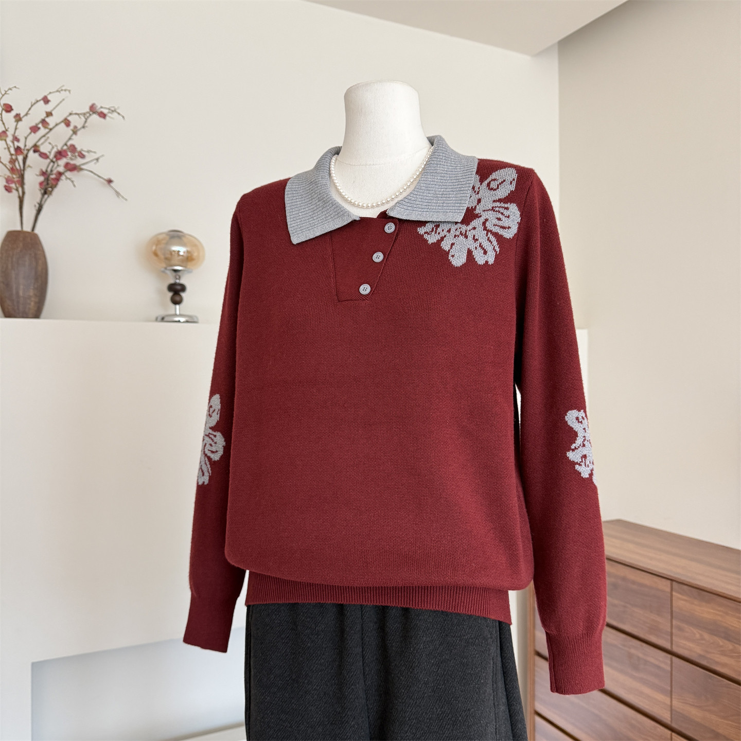 妈妈秋装洋气上衣服装