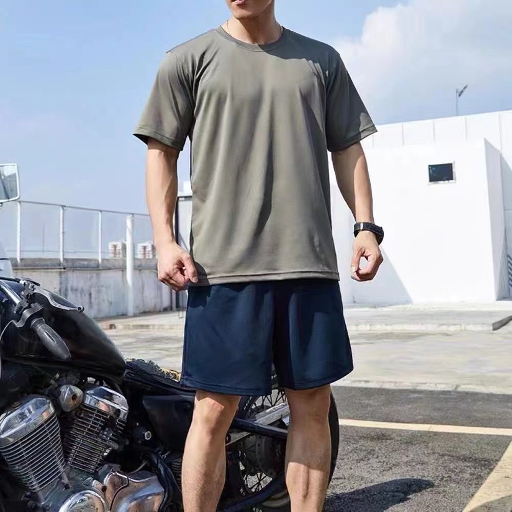 正品体能训练服套装速干作训T恤