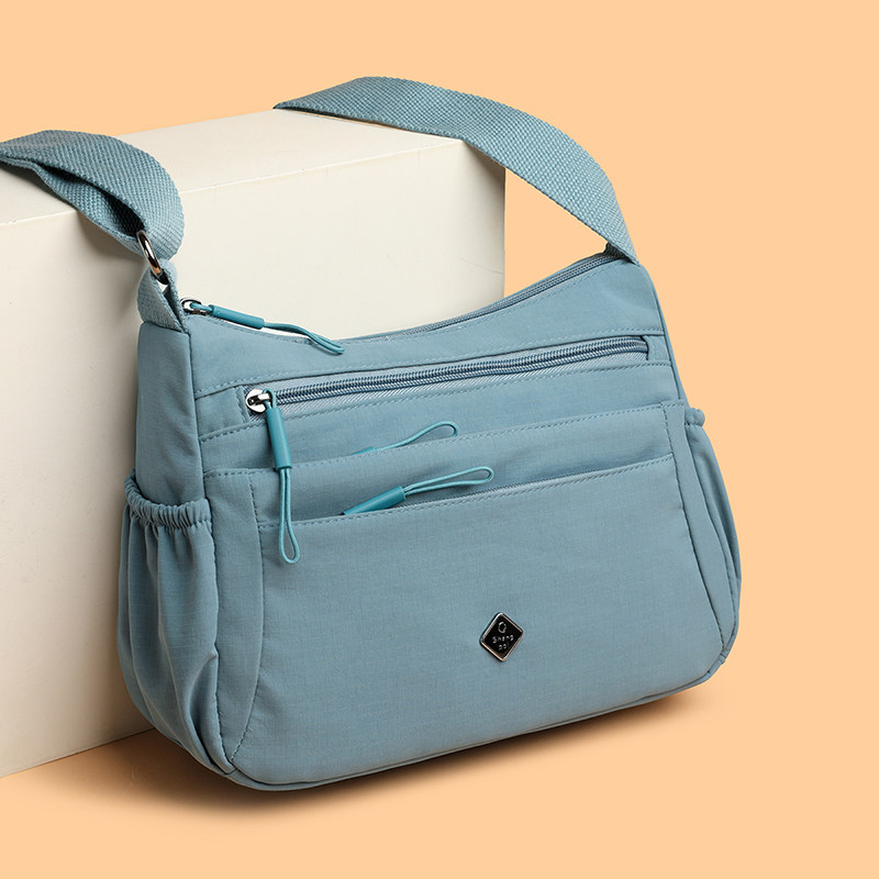 单肩包尼龙布防水大容量斜挎包