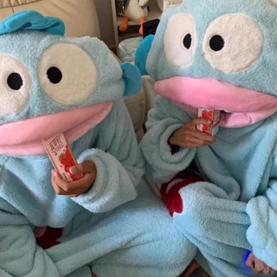 小丑鱼连体服睡衣女生珊瑚绒卡通