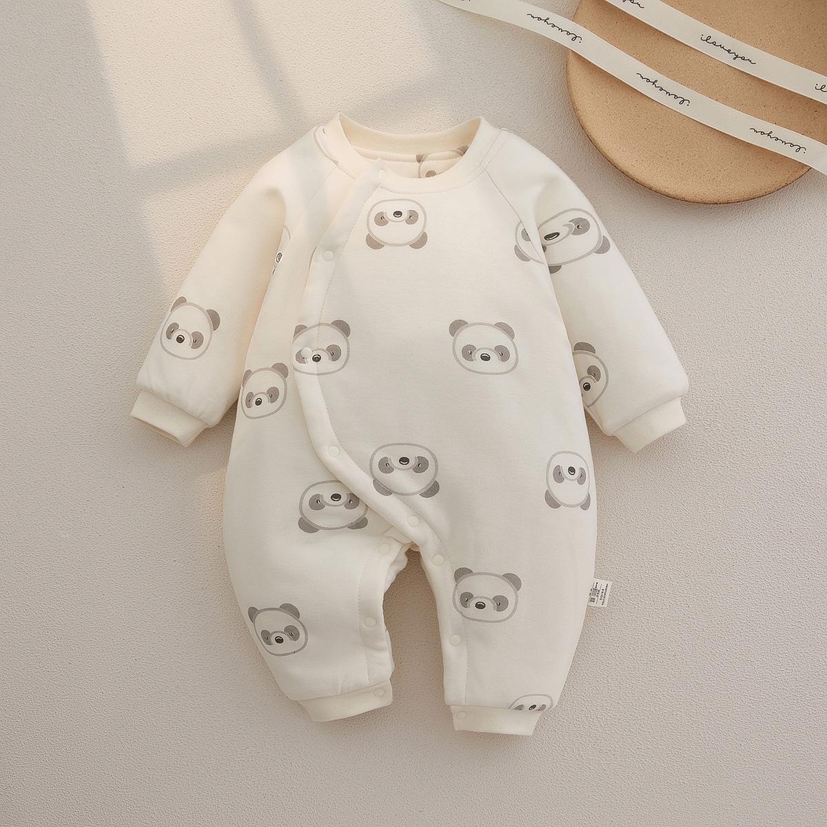 【三折专区】品牌折扣店撤柜秋冬季新生宝宝连体衣夹棉保暖外出服