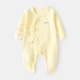 三折品牌清仓婴幼儿包手包脚蝴蝶衣新生儿纯棉连体衣宝宝爬服春秋