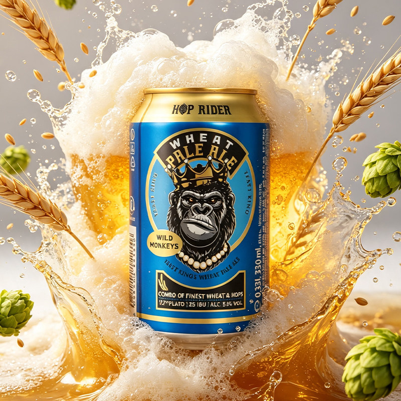 德国进口猩野骑士小麦艾尔啤酒330ml*24罐HOP RIDER精酿啤酒整箱