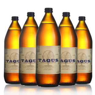 欧洲原瓶原装 6瓶整箱 进口泰谷啤酒黄啤酒大容量1L