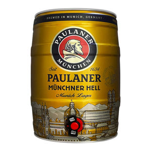 保拉纳/柏龙慕尼黑拉格大麦啤酒5L*1桶德国PAULANER精酿