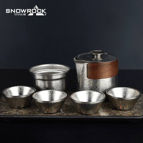 纯钛冰花320ml鹰嘴泡茶器