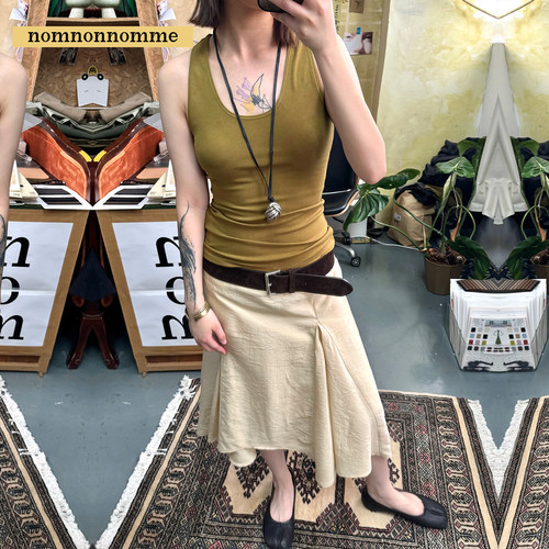 超美丽不规则下摆浪漫半身裙春夏