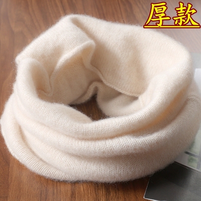 秋冬加厚男女脖套保暖可挂耳围脖