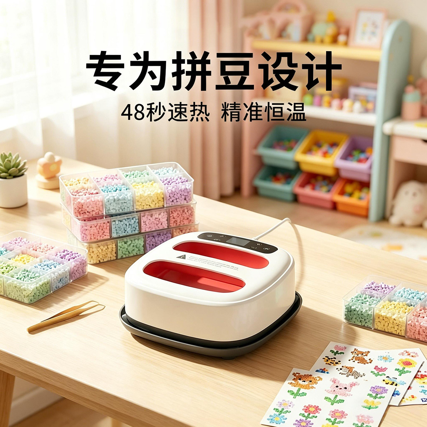【告别老式熨斗】专业拼豆压烫机